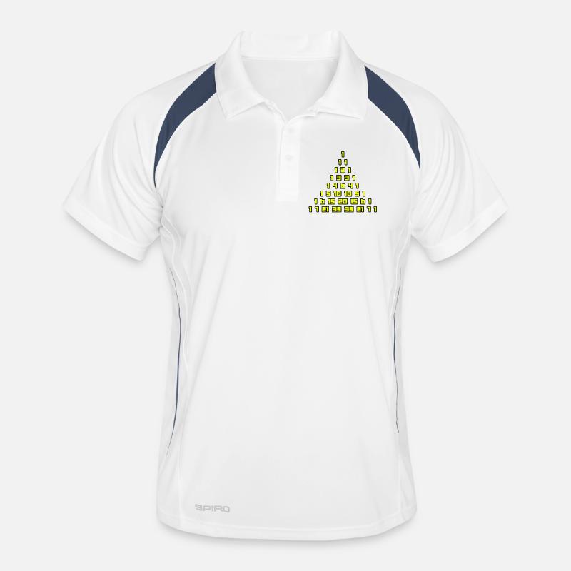 Pascal's Triangle Men's Polo breathable