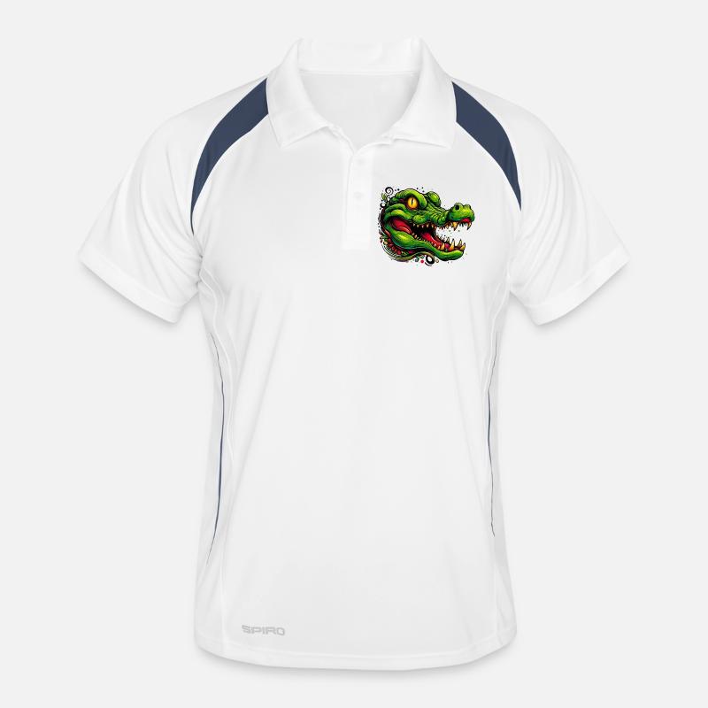 Alligator Crocodile Polo respirant Homme