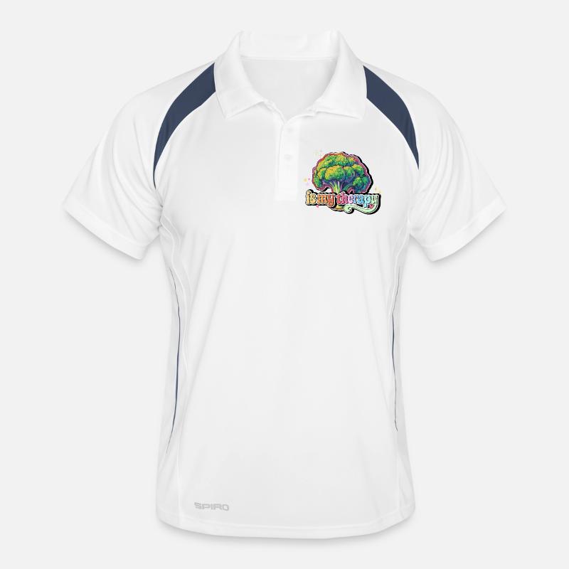 Broccoli is my therapy Men's Polo breathable