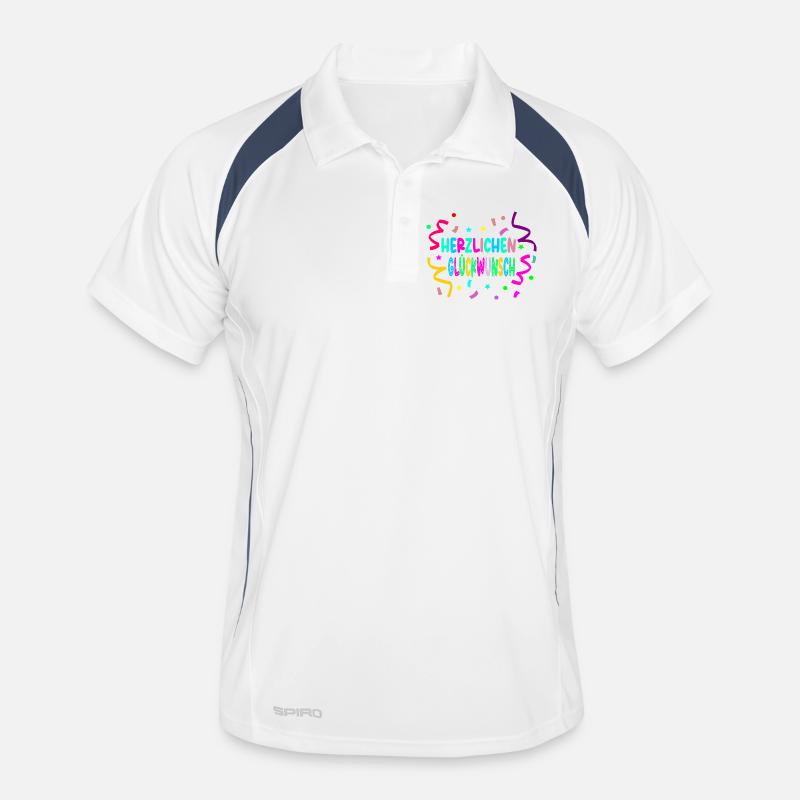 Félicitations - Confetti Polo respirant Homme