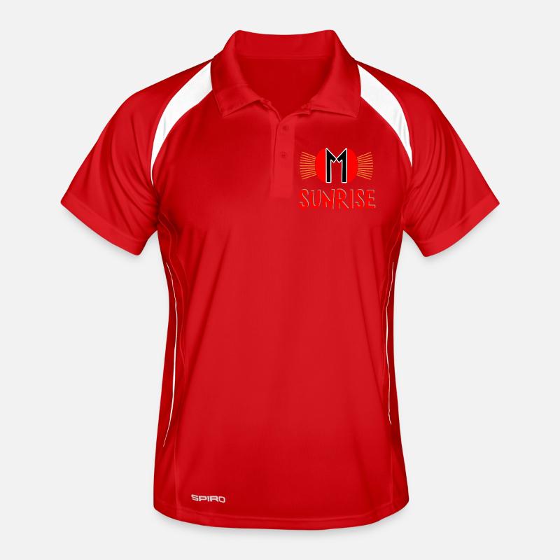 Conception du logo Sunrise Bold Polo respirant Homme