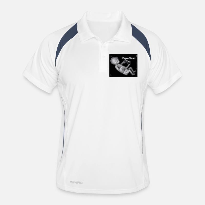 X-ray baby with game controller Men's Polo breathable