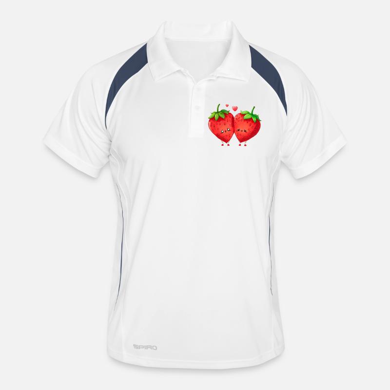 Erdbeere, ich kann keine Erdbeere haben Männer Polo atmungsaktiv