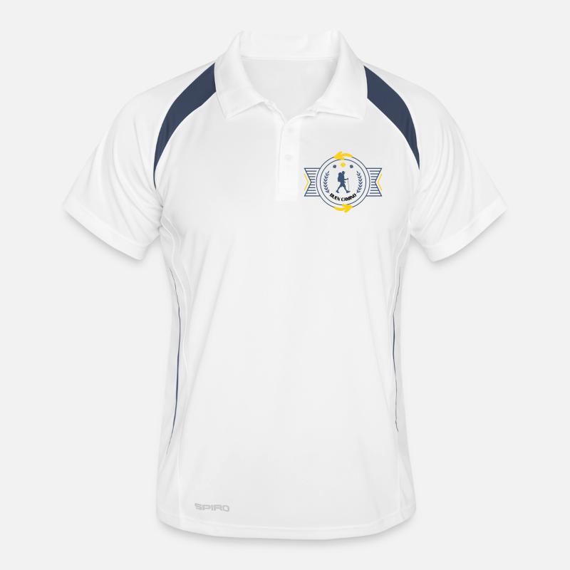 Santiago de Compostela Vintage Badge Men's Polo breathable