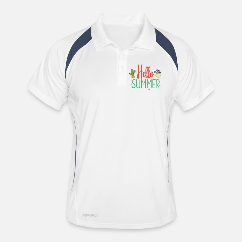 Hallo Sommer Männer Polo atmungsaktiv