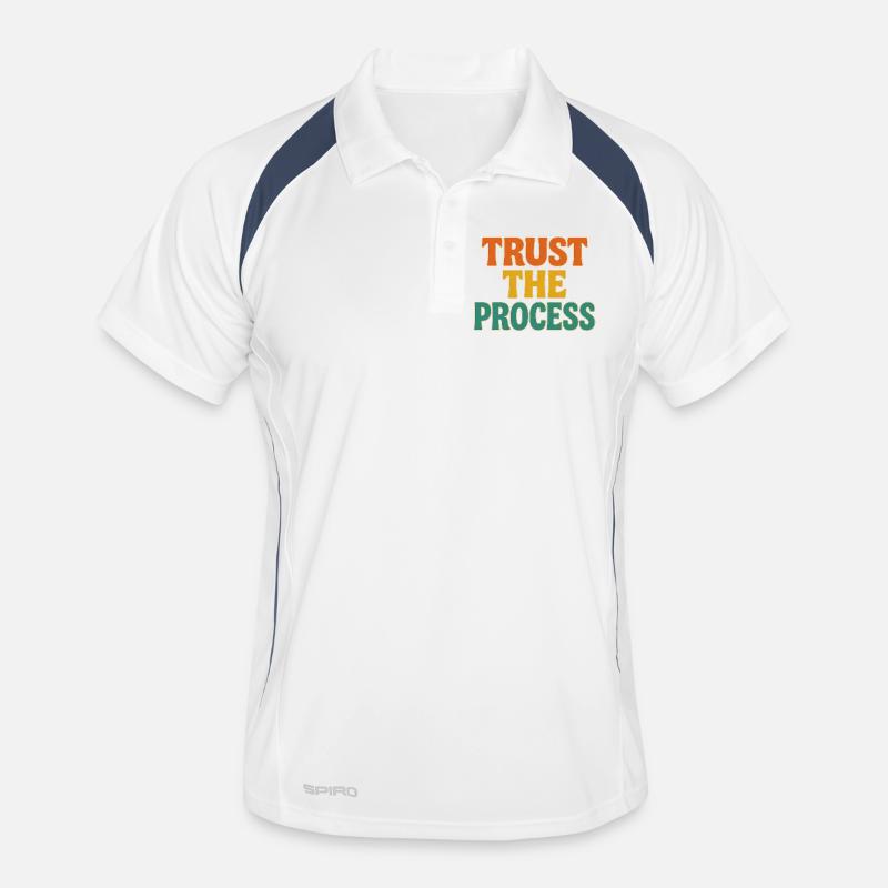 Faites confiance au processus Polo respirant Homme