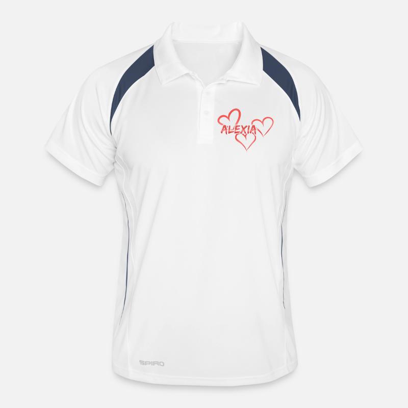 Prénom Alexia Polo respirant Homme