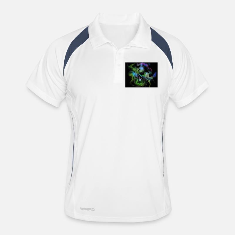 Orbe de la Nébuleuse de Fumée Cosmique Polo respirant Homme
