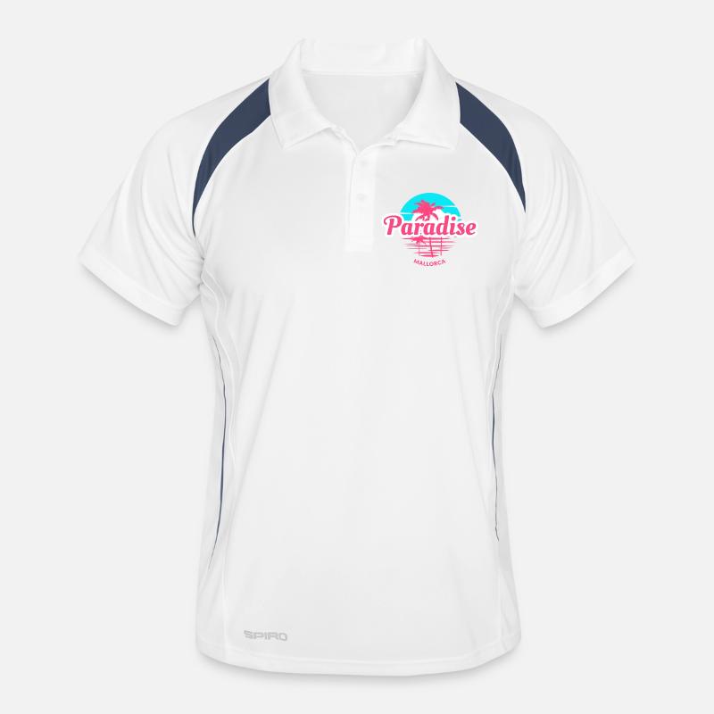 Chemise de vacances à Mallorca Sunset Beach Polo respirant Homme