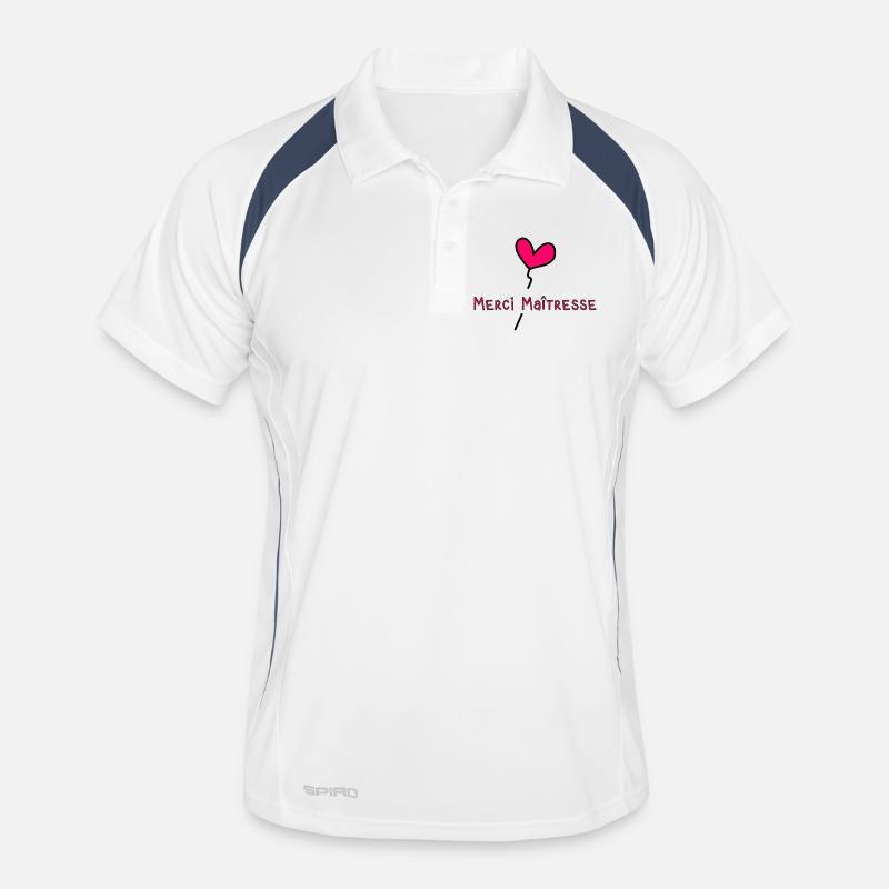 MAÎTRESSE. MAITRE. MERCI. MERCI MAÎTRESSE Polo respirant Homme