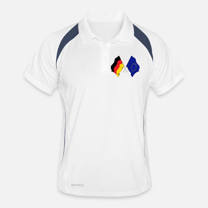 Flag Germany, Europe Men's Polo breathable