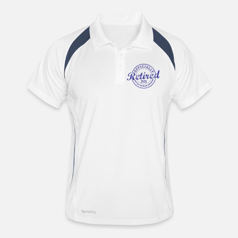 Officiellement retraité 2025 Ce n’est plus mon problème Polo respirant Homme