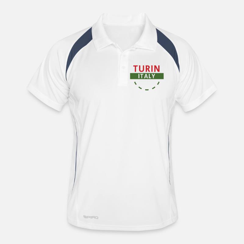 Turn Italy Emblem Tee Artwork Men's Polo breathable
