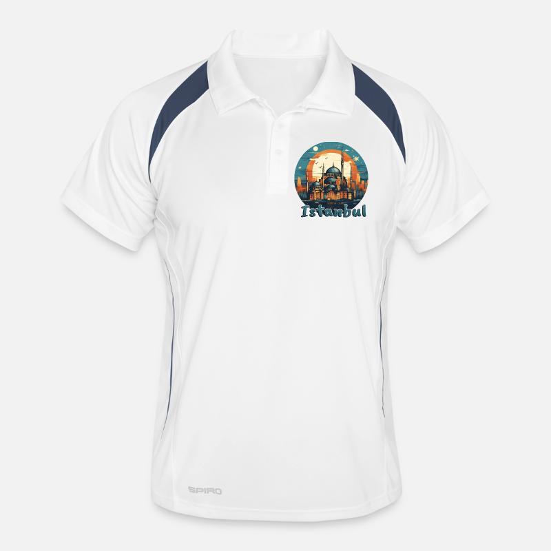 Istanbul Turkey Mosque Architecture Men's Polo breathable