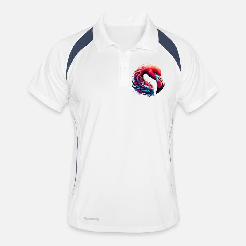 Flamingo Männer Polo atmungsaktiv