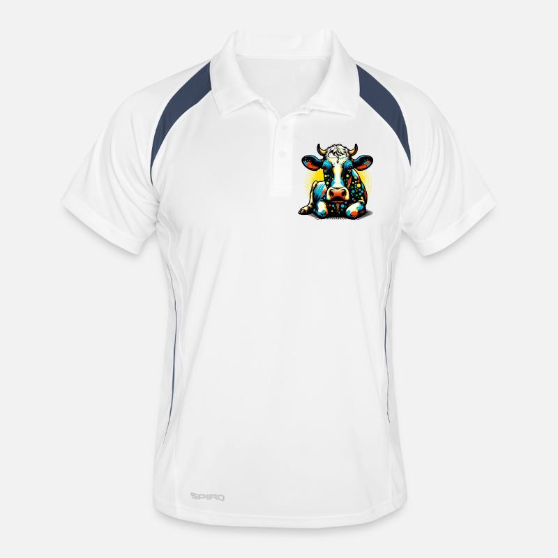 Kuh Männer Polo atmungsaktiv