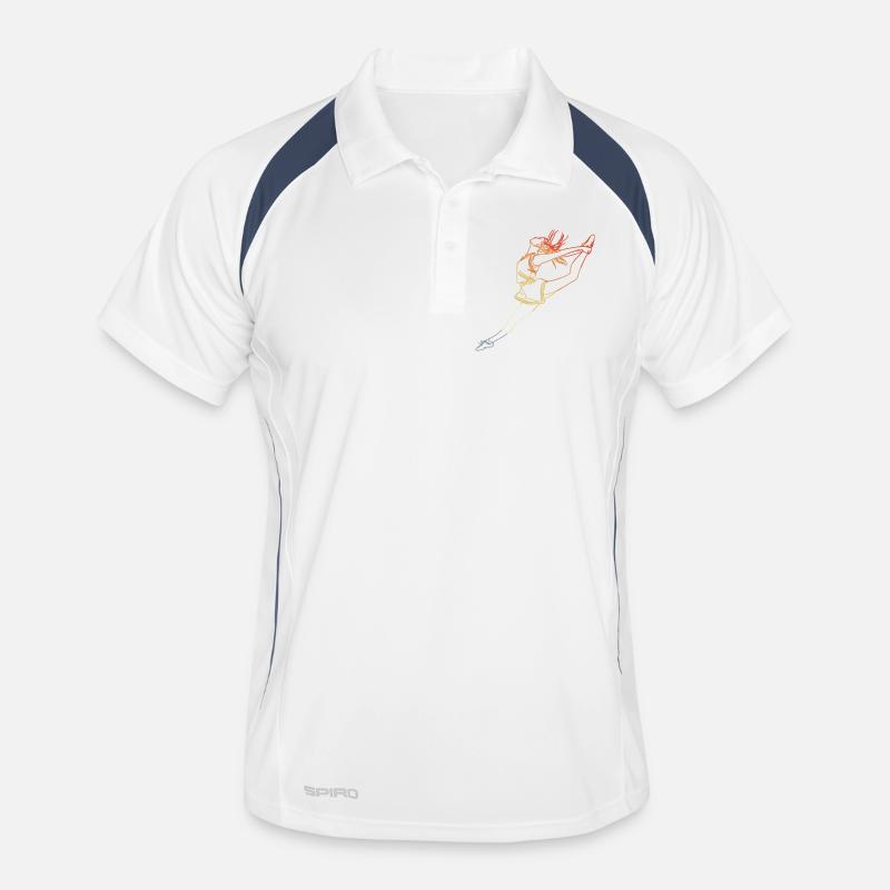 Vintage Cheerleading Mädchen Männer Polo atmungsaktiv