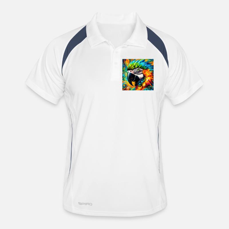 parrot Men's Polo breathable