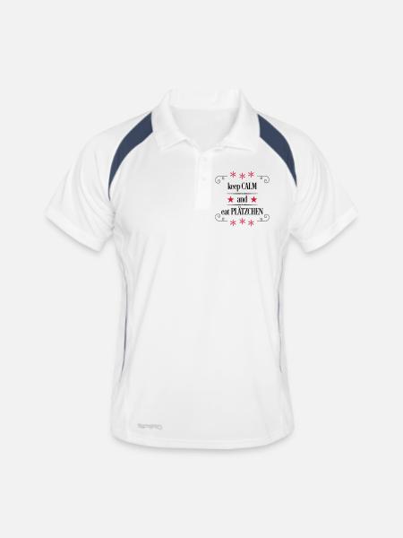 Noël - Polo respirant Homme - blanc/marine