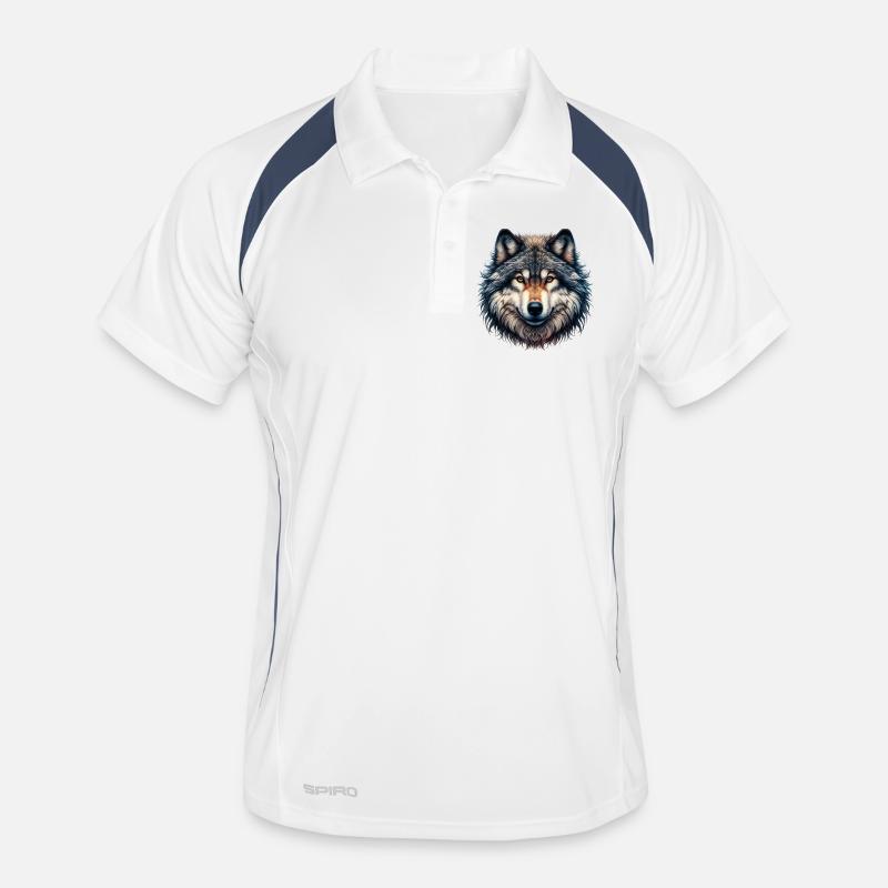 Wolf Männer Polo atmungsaktiv