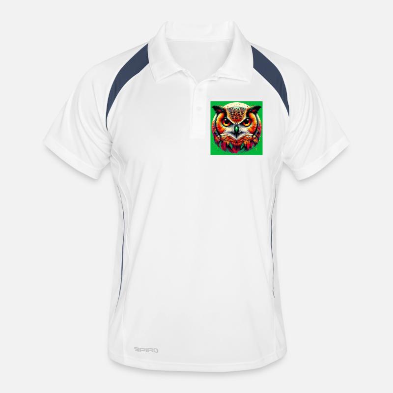 Eule Männer Polo atmungsaktiv