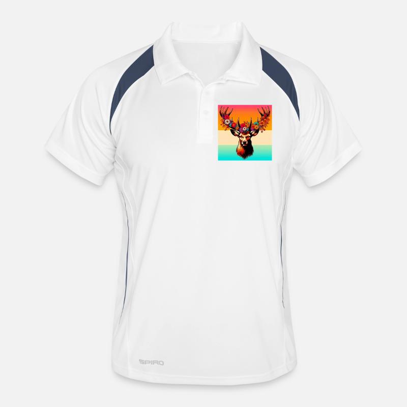 Cerf Polo respirant Homme