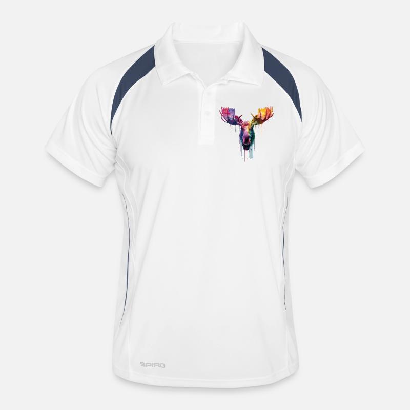 Tête d’orignal Polo respirant Homme