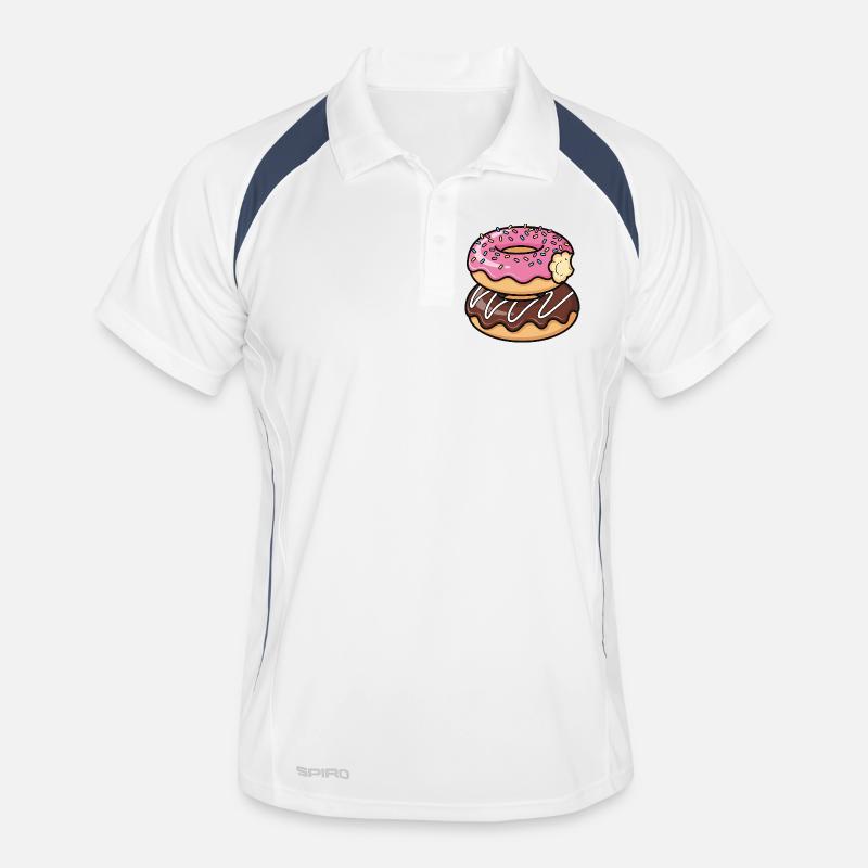 Sweet Stack Donuts Pop Art Männer Polo atmungsaktiv