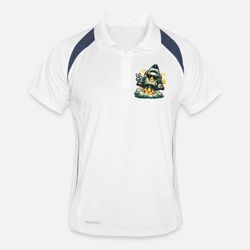 Canard Fusée Spatiale avec Micro Polo respirant Homme
