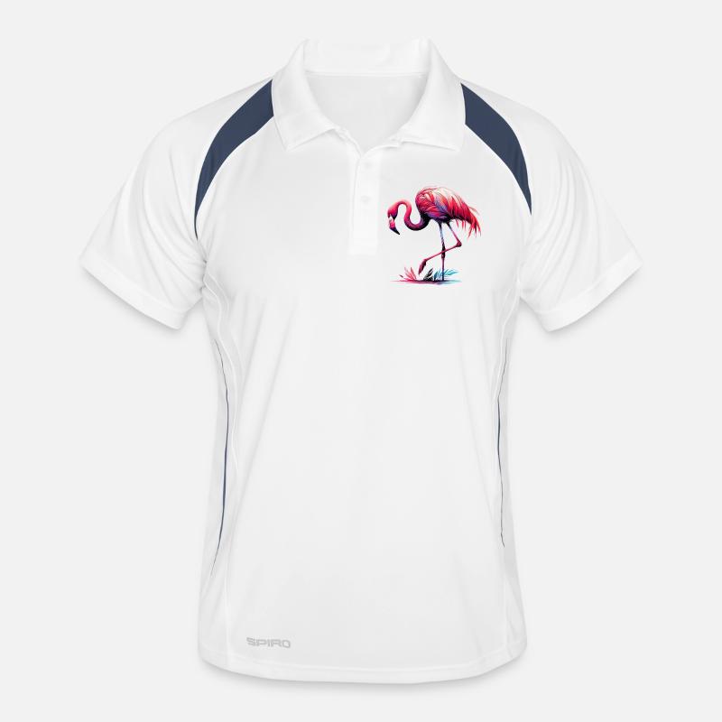 Flamingo Männer Polo atmungsaktiv