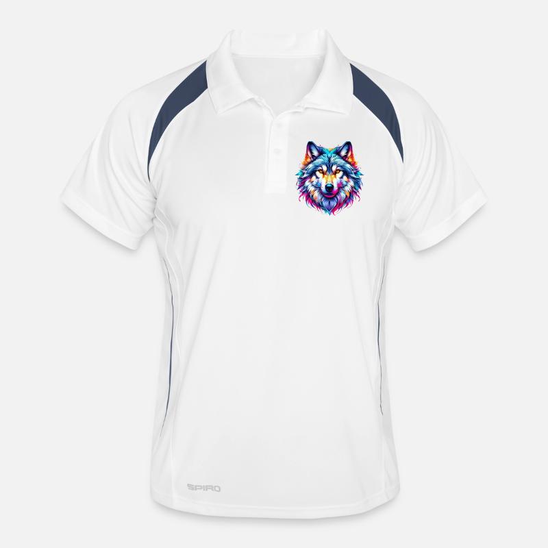 Wolf Männer Polo atmungsaktiv