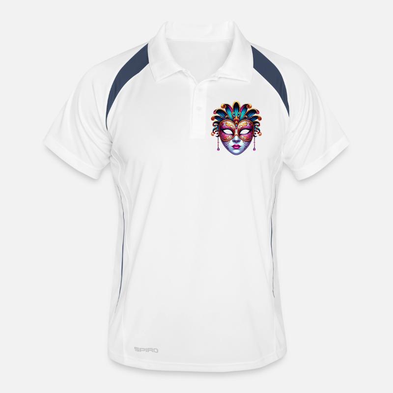 Masque du Carnaval de Venise Polo respirant Homme