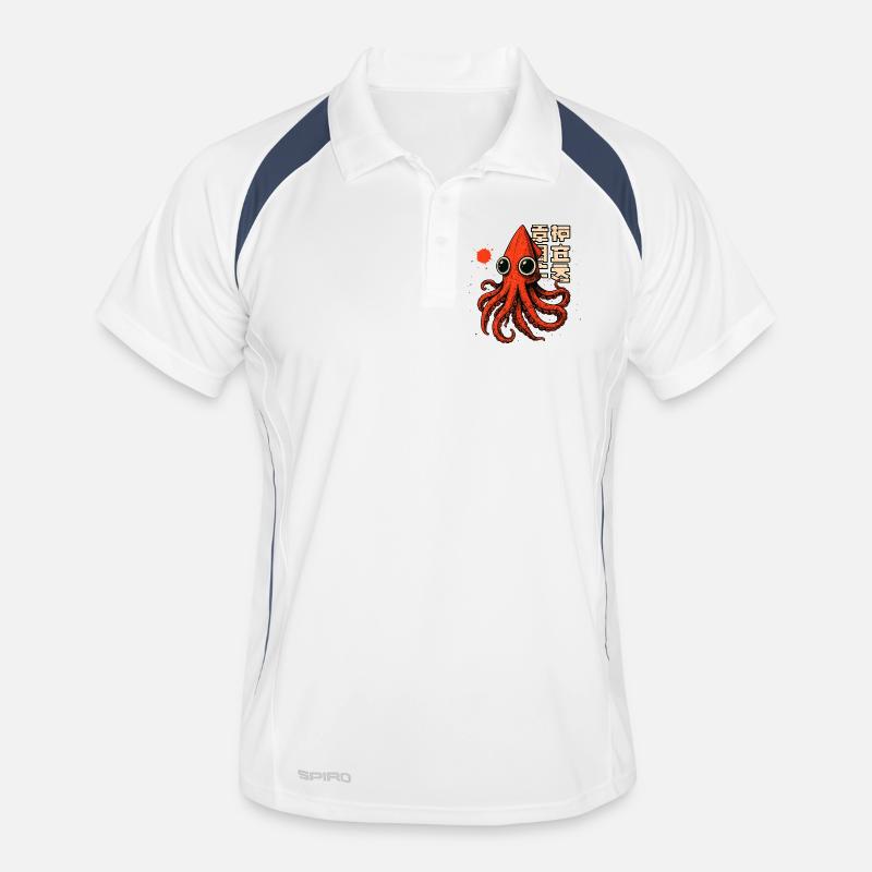 TSHIRT DE CALAMAR Polo respirant Homme