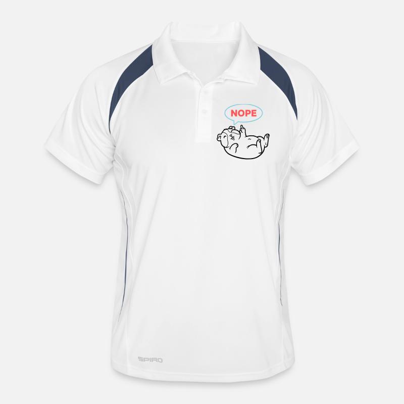 Cobaye Non Coloré Polo respirant Homme