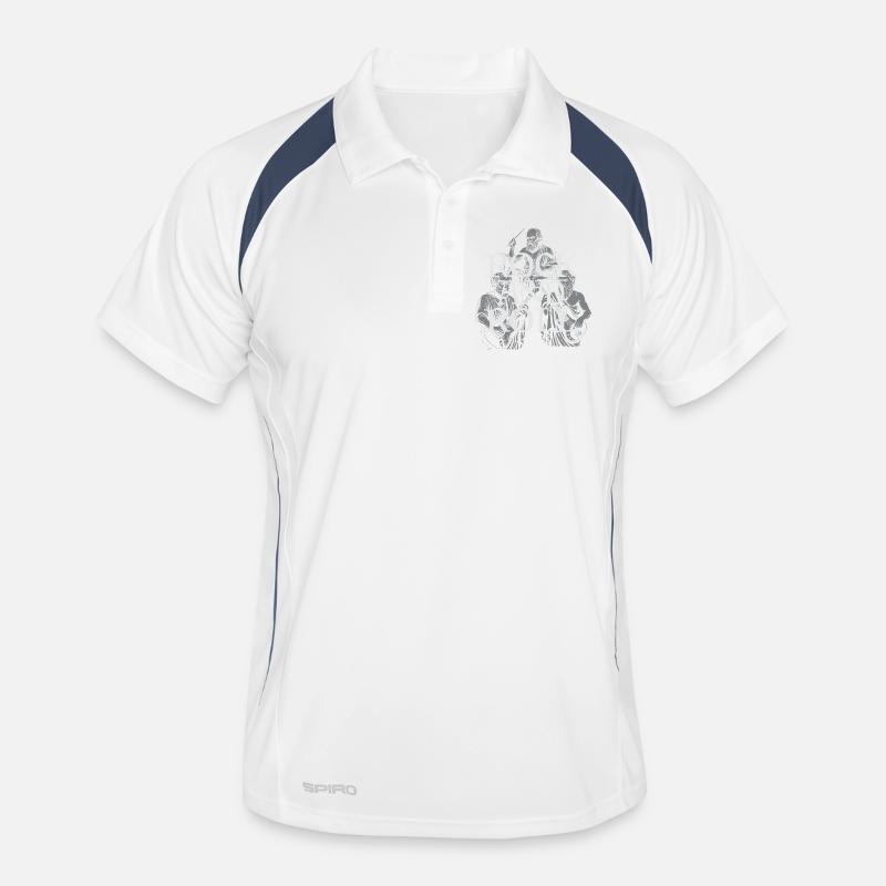 Classic Rock and Roll Philosophenband Männer Polo atmungsaktiv