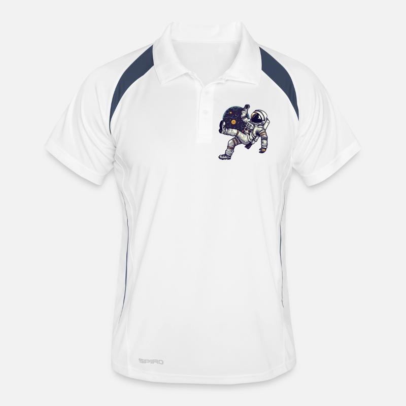 Vers la Lune Polo respirant Homme