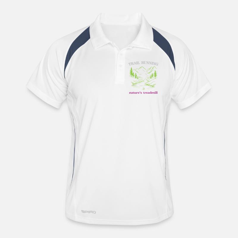 Trail Running - Nature's Treadmill Men's Polo breathable