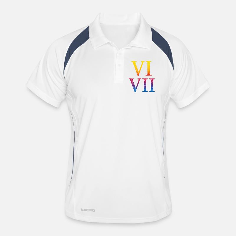 67 Meme VII Pile de chiffres romains Polo respirant Homme