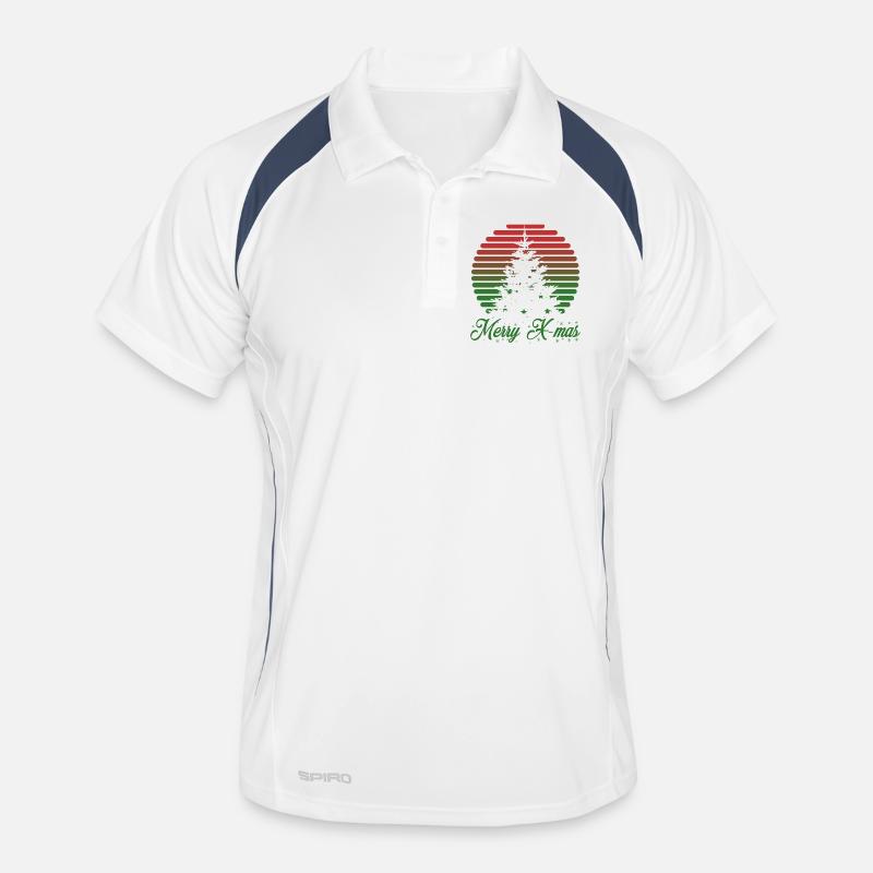Merry X-mas Männer Polo atmungsaktiv