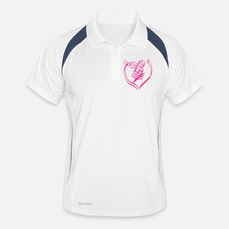 Laughing-crying double face Men's Polo breathable