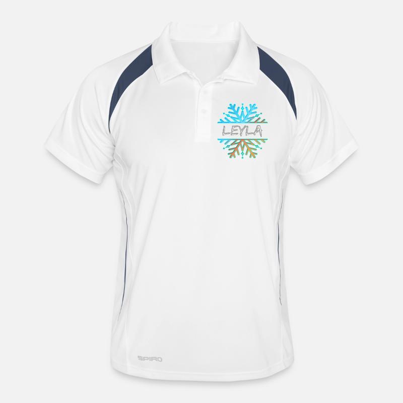 First name Leyla Men's Polo breathable