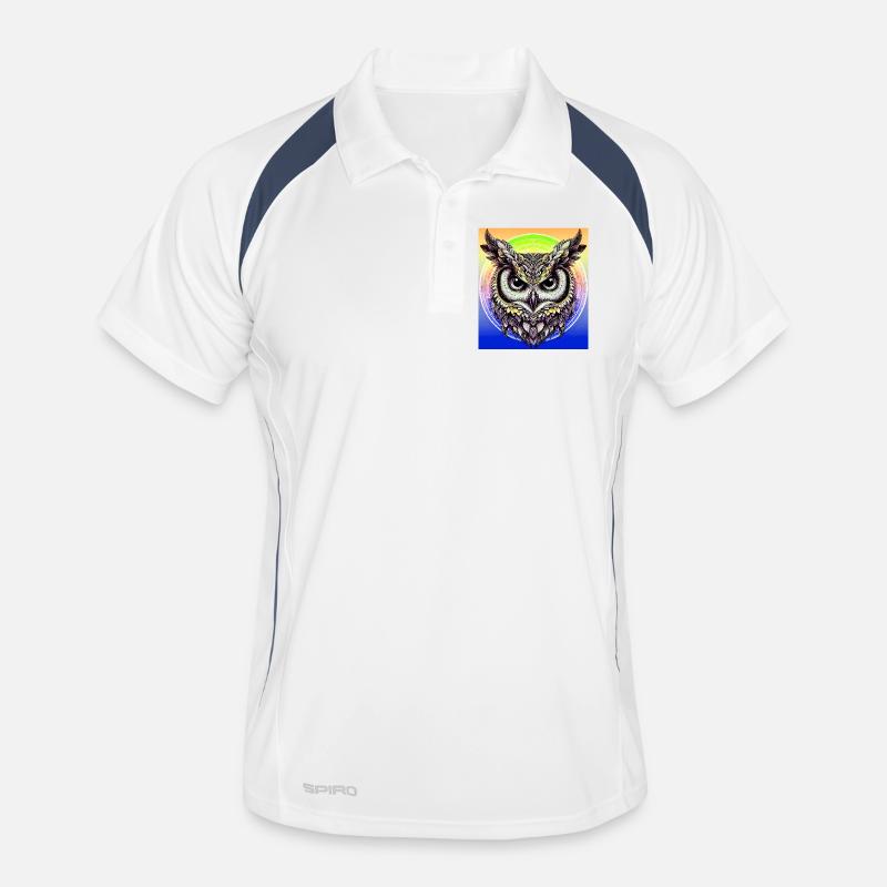 Eule Männer Polo atmungsaktiv