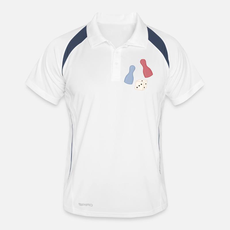 Conception de cube pastel et de téméreau Polo respirant Homme