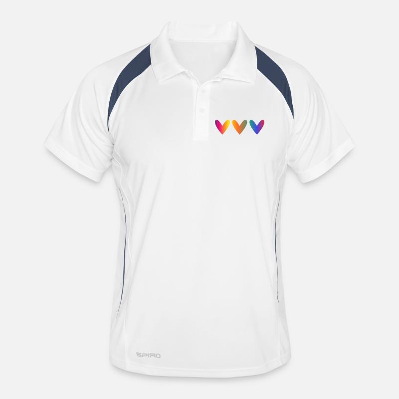 VALENTINSTAG. HERZ. ICH LIEBE DICH. ICH LIEBE DICH Männer Polo atmungsaktiv