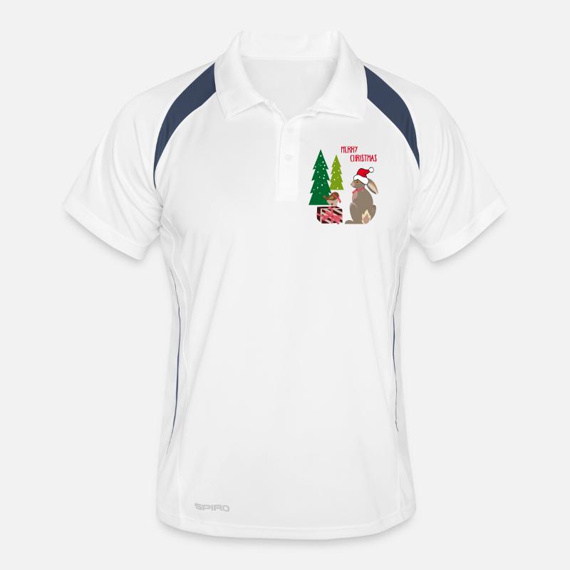 Joyeux Noël Polo respirant Homme