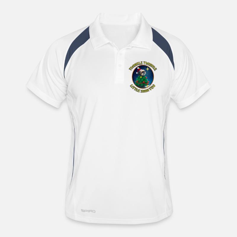 Twinkle Twinkle Little Shih Tzu Men's Polo breathable