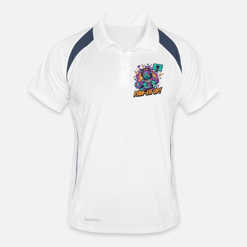 Cat Player Power-Paw Men's Polo breathable