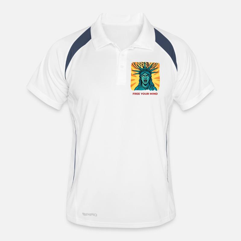 FREE YOUR MIND #3 - freedom & rights Polo respirant Homme