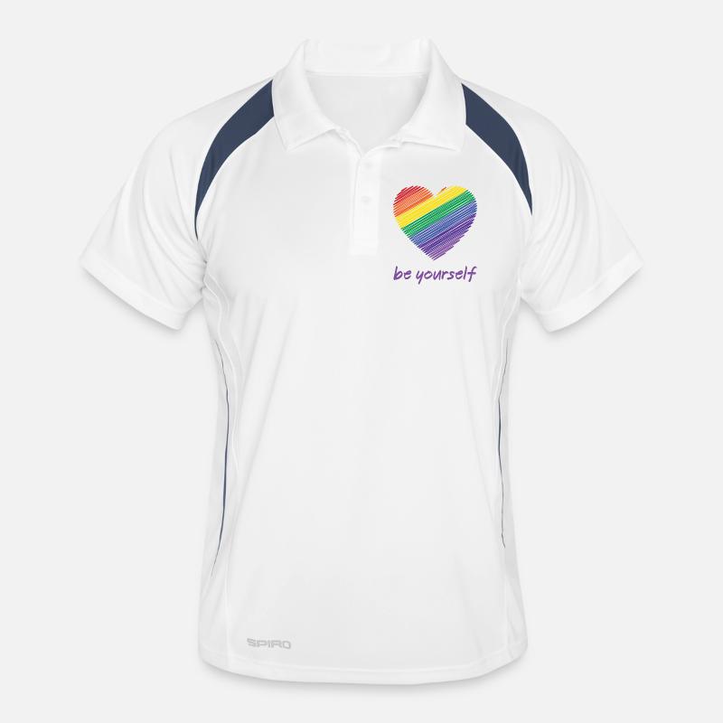 Mois de la fierté LGBTQ - Soyez vous-même Polo respirant Homme