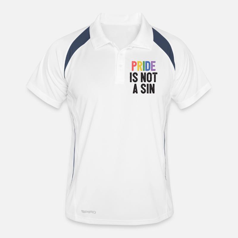 LGBTQ Pride Month - Pride is Not a Sin Men's Polo breathable